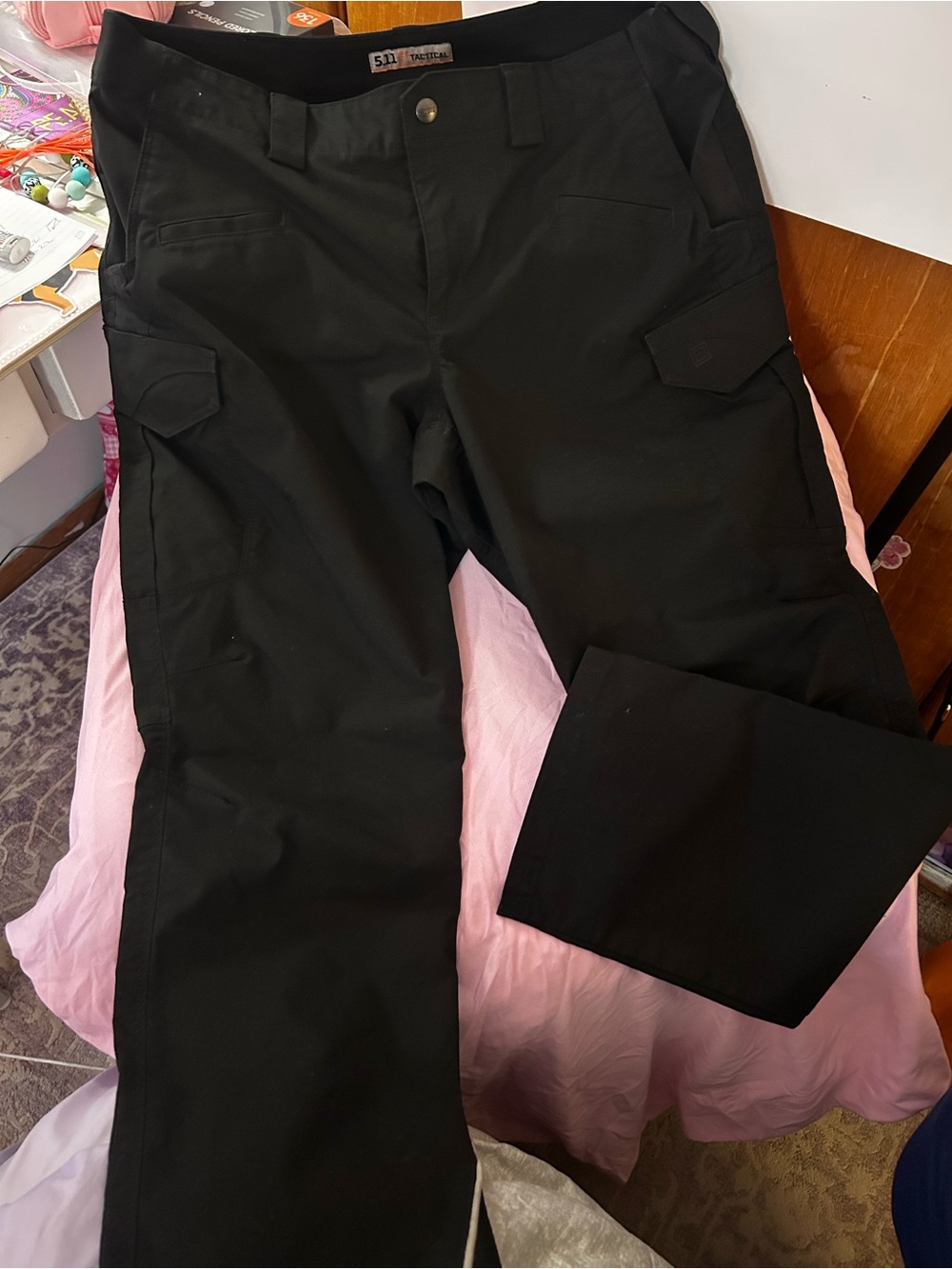 5.11 Tactical Black Women's Cargo Trousers with Utility Pockets